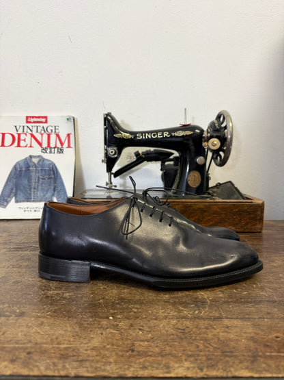 Used Church’s Men’s Black Leather Oxford Shoes – Made in England – UK Size 9