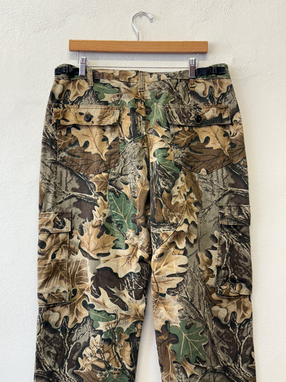 Vintage Walls Realtree Cargo Pants Made in Usa “W35”