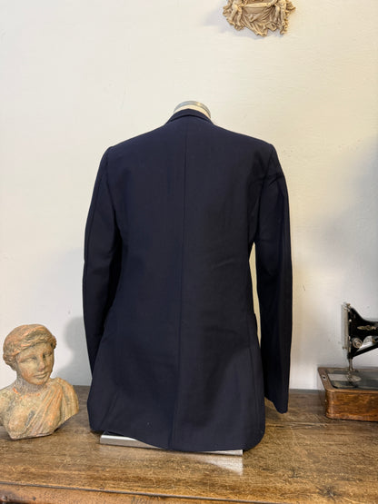 Vintage Italian Navy Double Breasted Jacket “L”