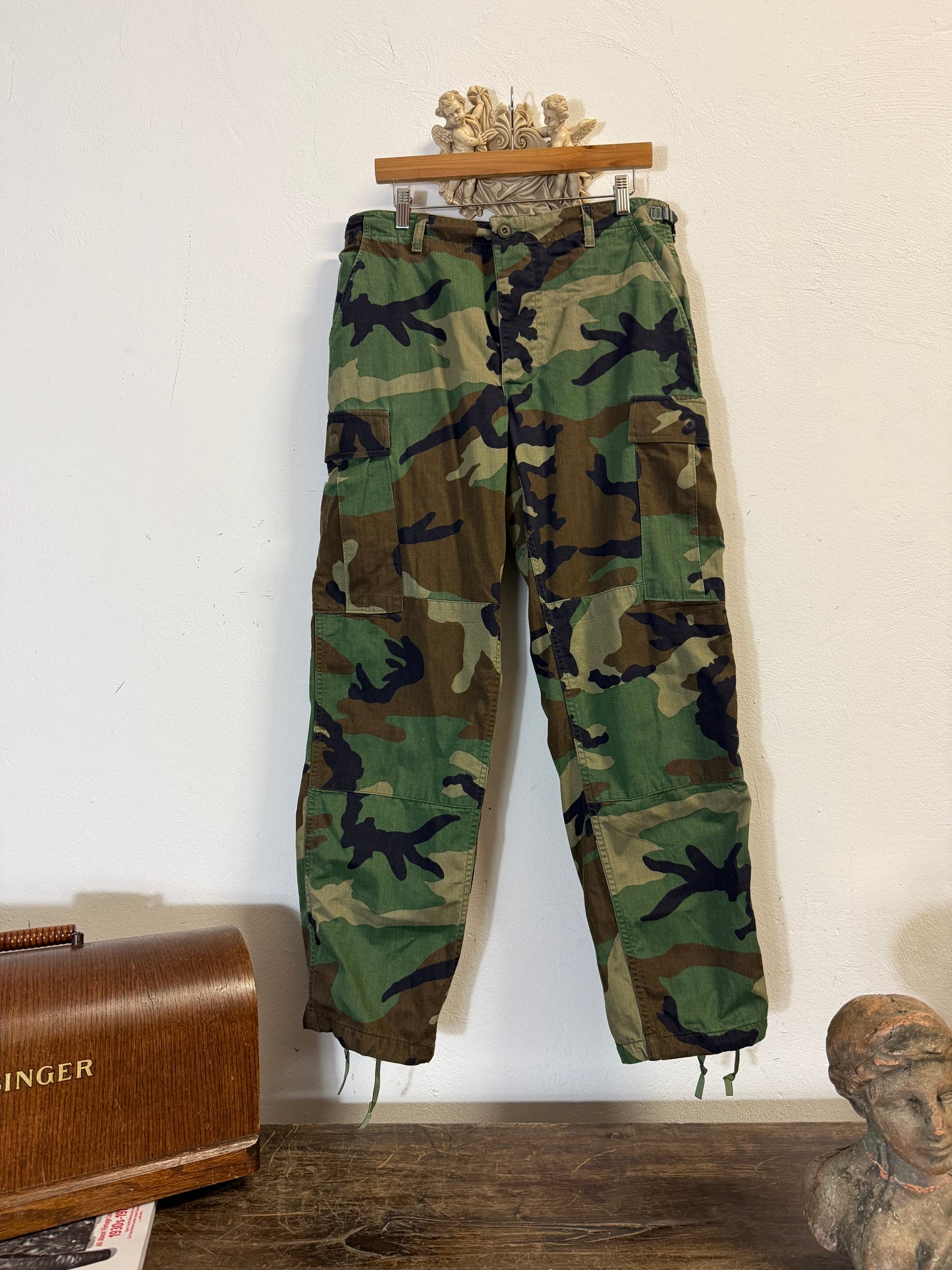 Vintage Woodland Camo Cargo Pants Us Army “W33”