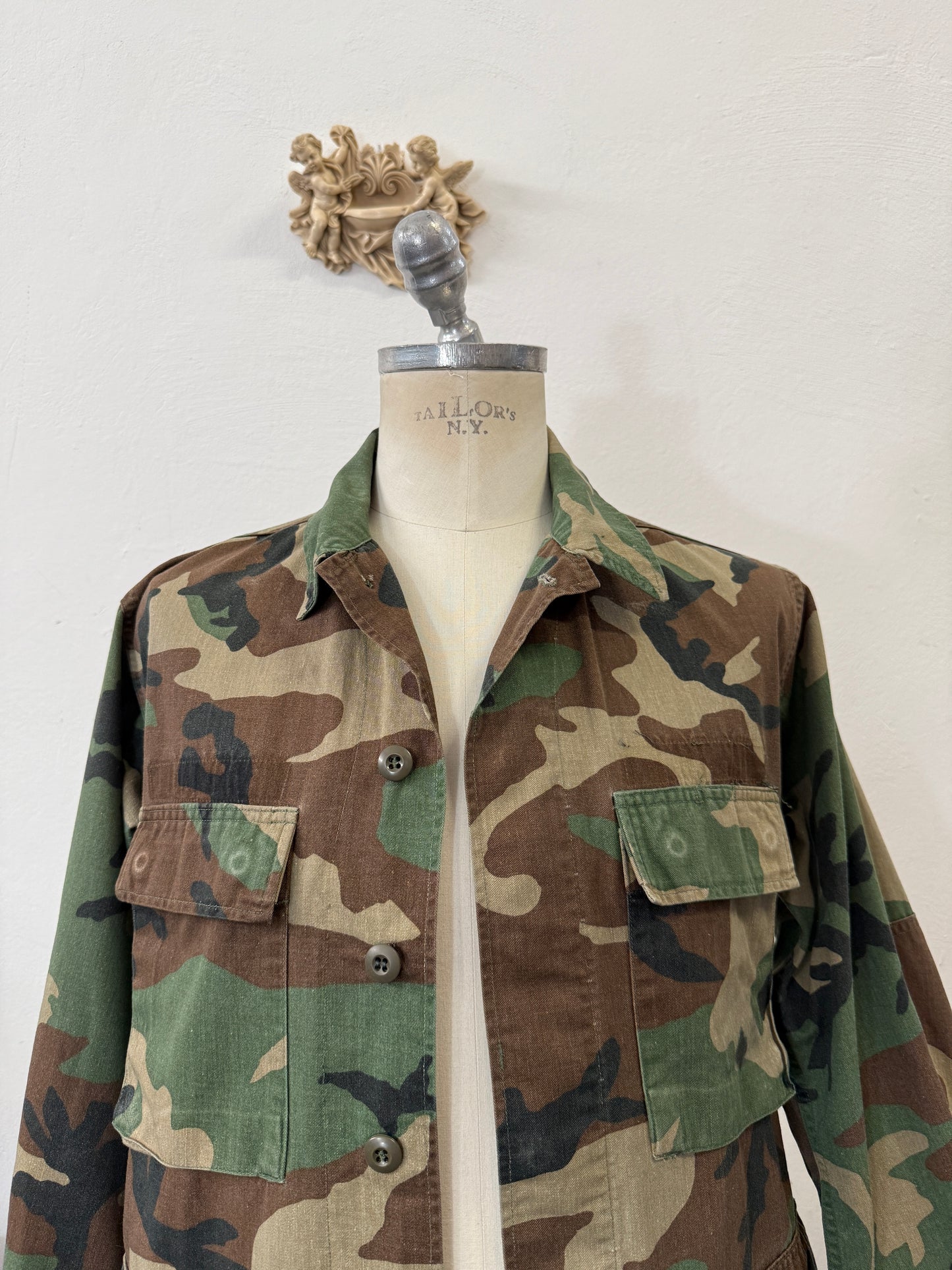 Vintage Woodland Jacket Us Army “M”