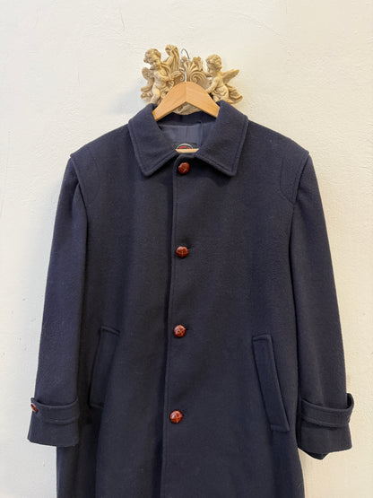 Vintage Porto di Panama Loden Coat - Blue Navy “M/L”