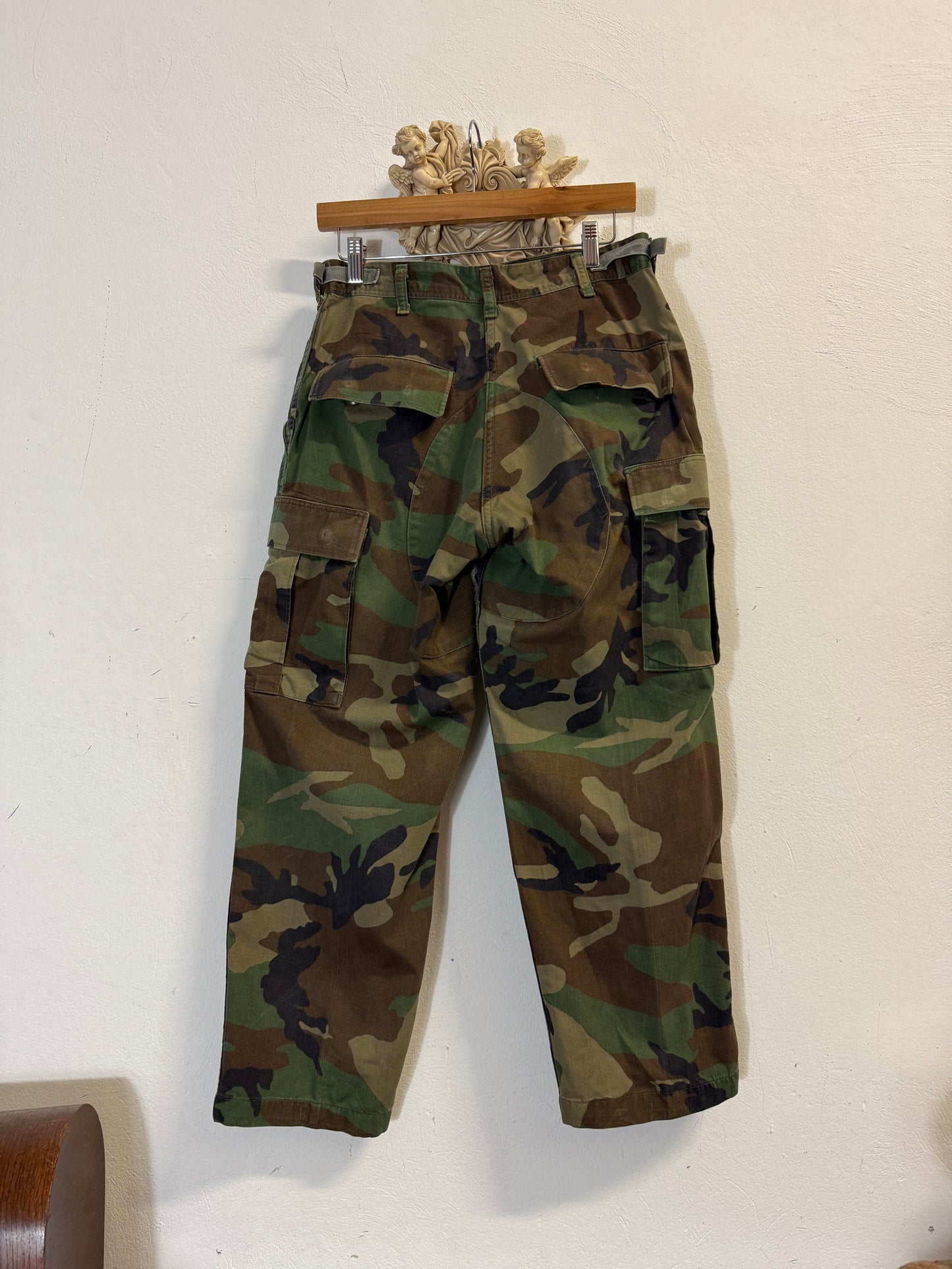 Vintage Woodland Camo Cargo Pants Us Army “W29”