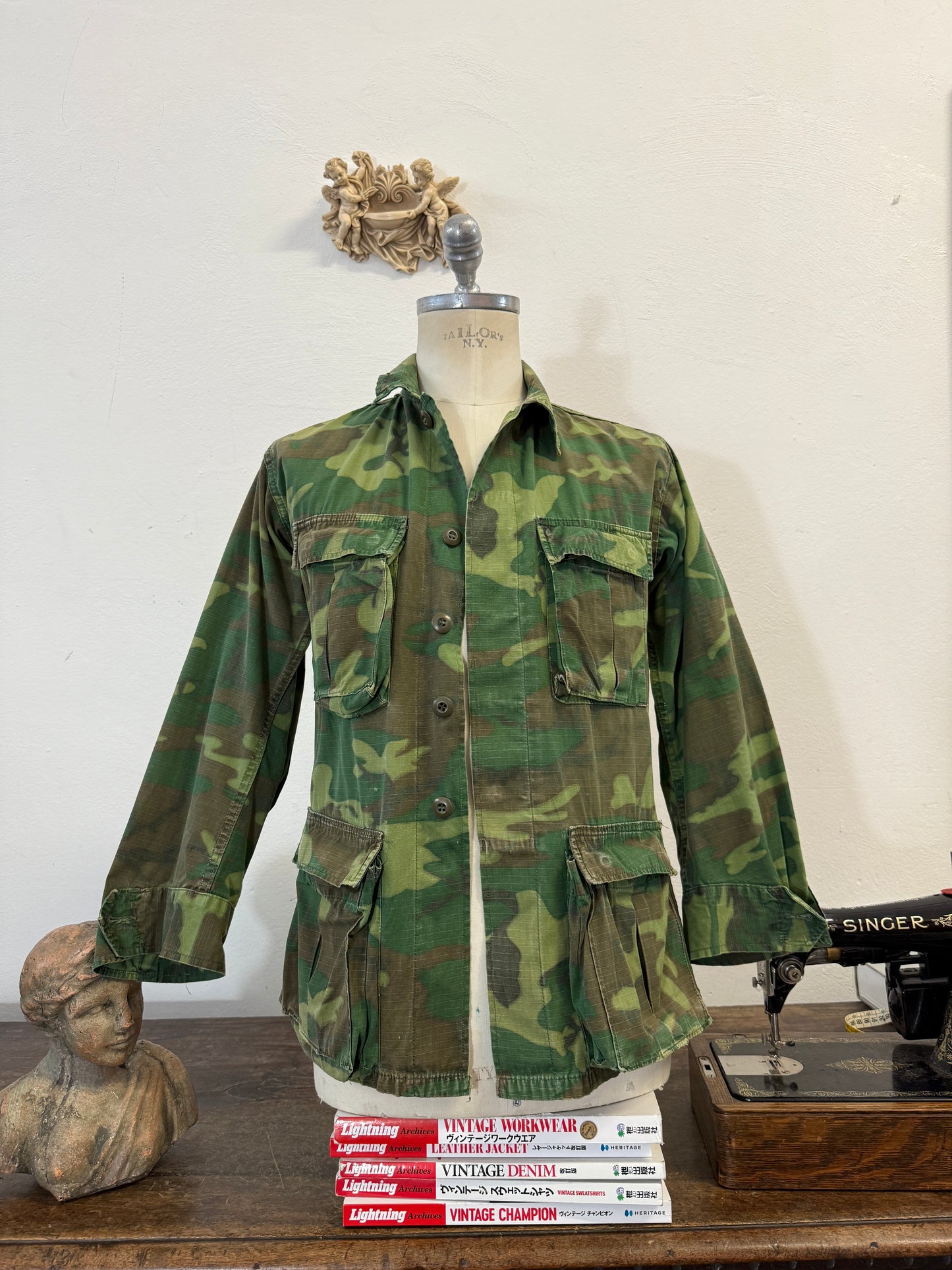 Vintage Woodland Jacket Rip Stop Us Army “S”
