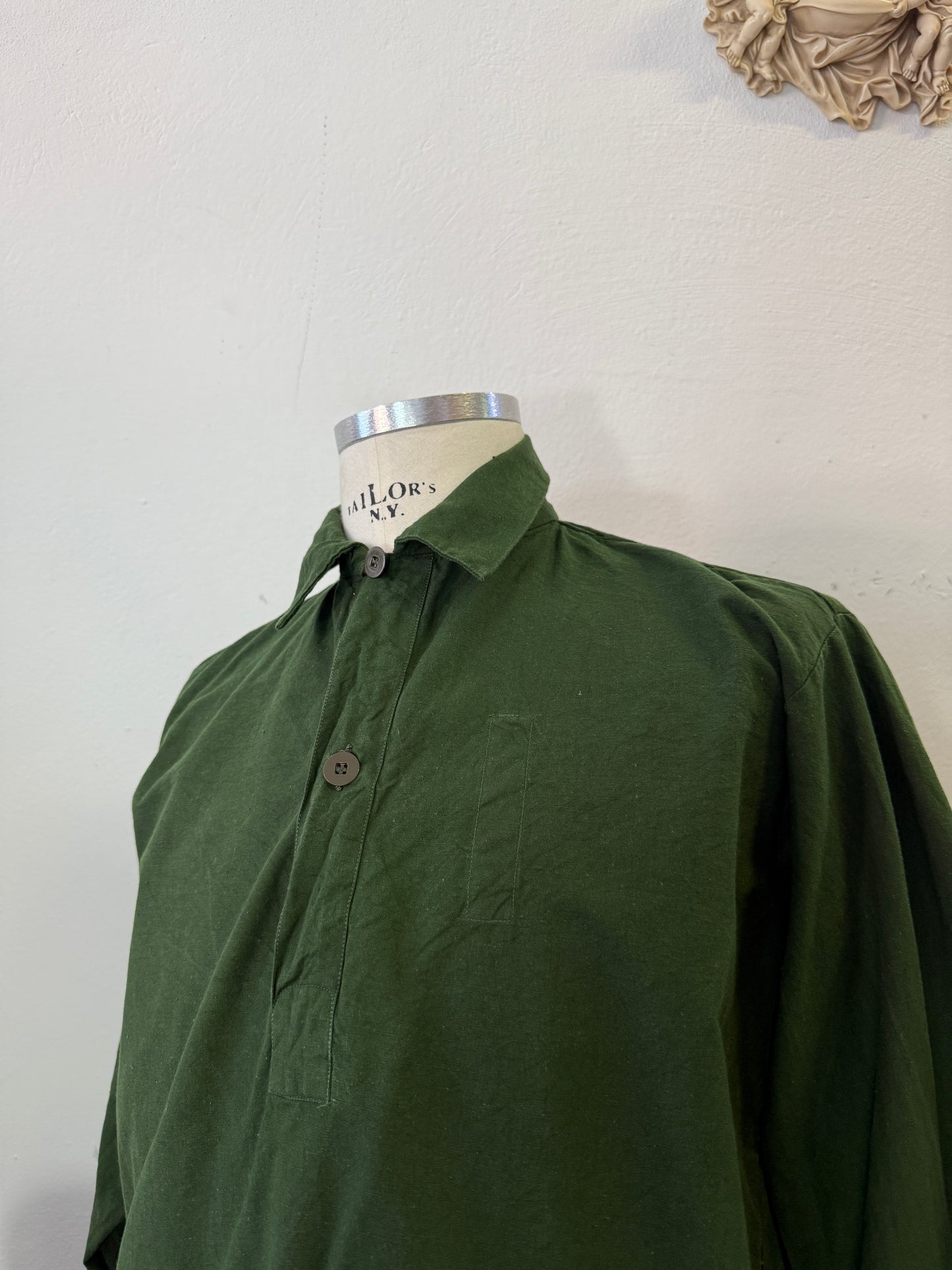 Vintage 80’s Swedish Army Shirt “M/L”