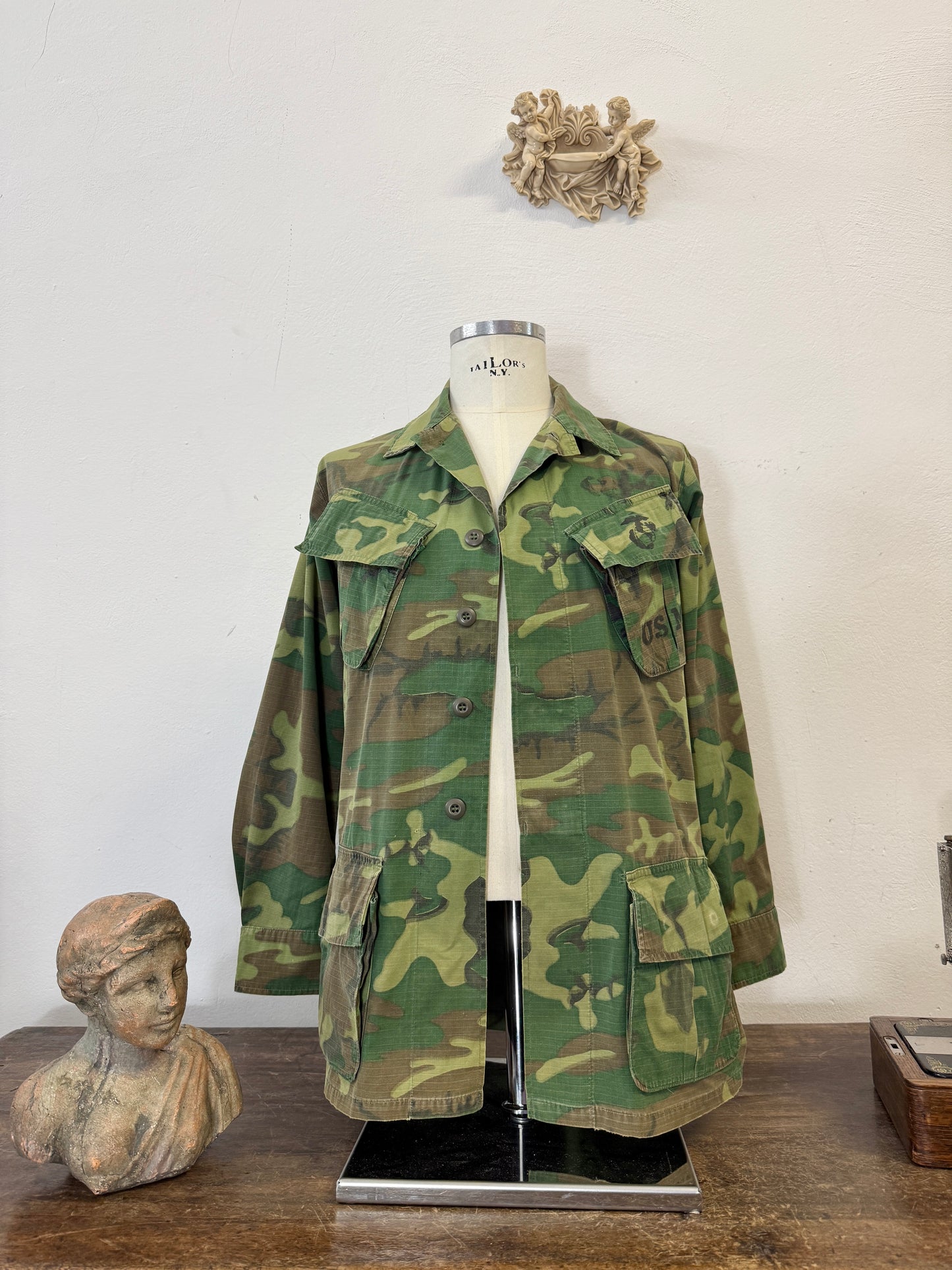 Vintage USMC Jungle Jacket ERDL Ripstop “S/M”
