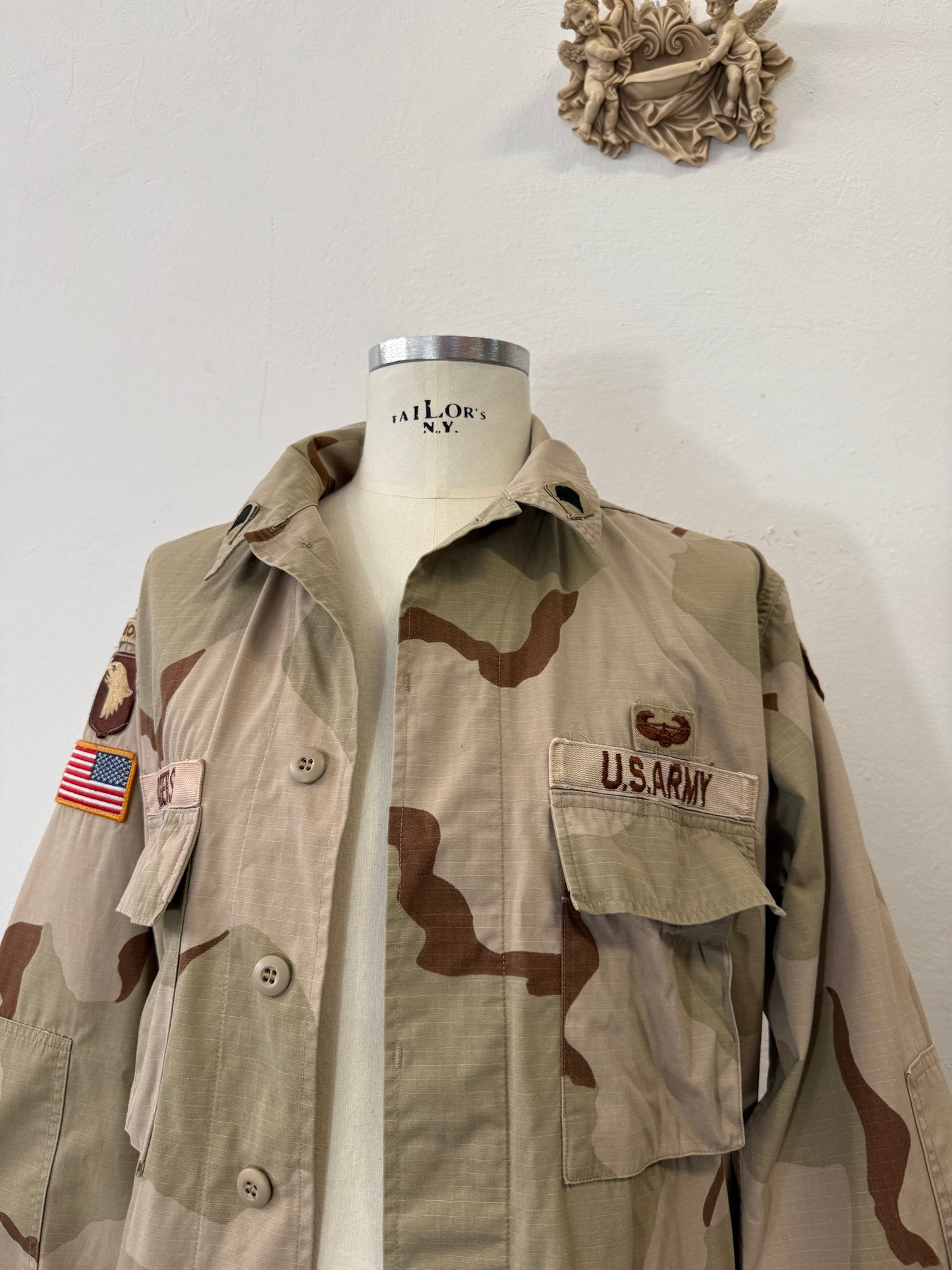 Vintage Us Army Desert Camo Jacket Rip Stop“XL”