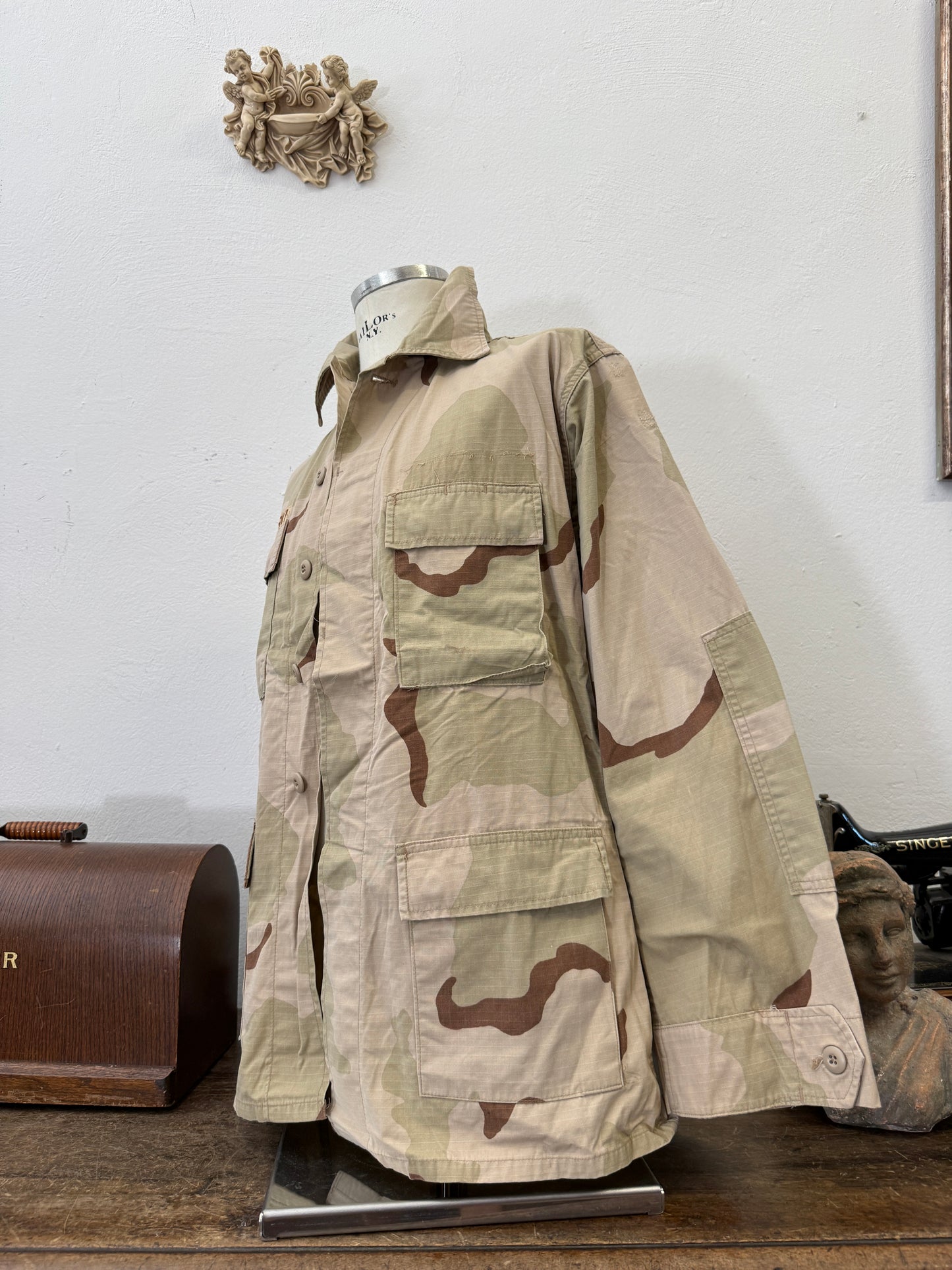 Vintage BDU Camo Jacket Ripstop US Army – L/XL