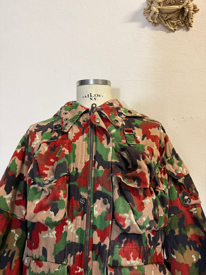 Vintage Swiss Army Camo Jacket M70 “XL”