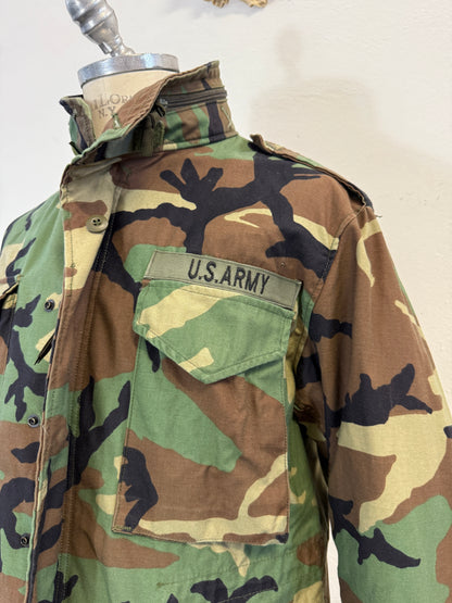 Vintage Woodland Field Jacket M65 Us Army “M”