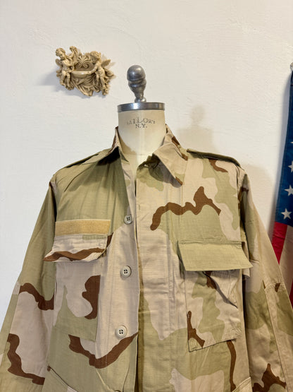Deadstock BDU Camo Jacket Rip Stop US Army –  Faded “L”