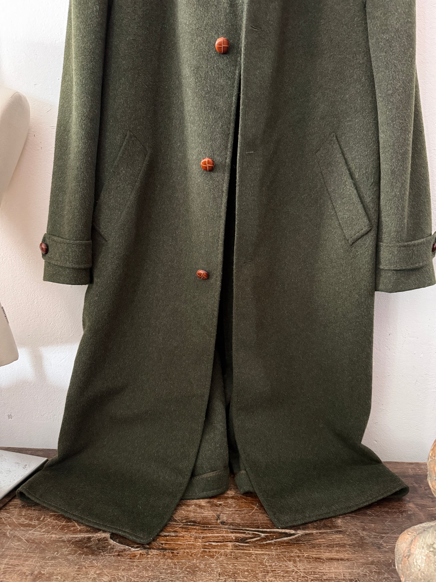 Vintage 80’s Loden Coat “XL”