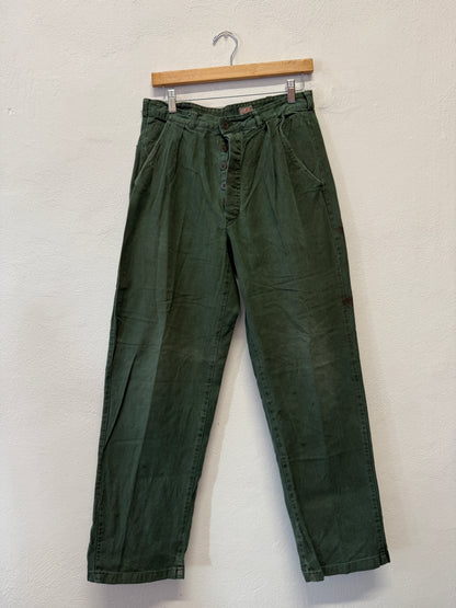 Vintage Swedish Army Fatigue Pants “W31”