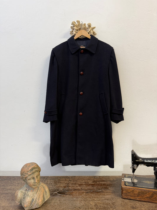 Vintage Porto di Panama Loden Coat - Blue Navy “M/L”