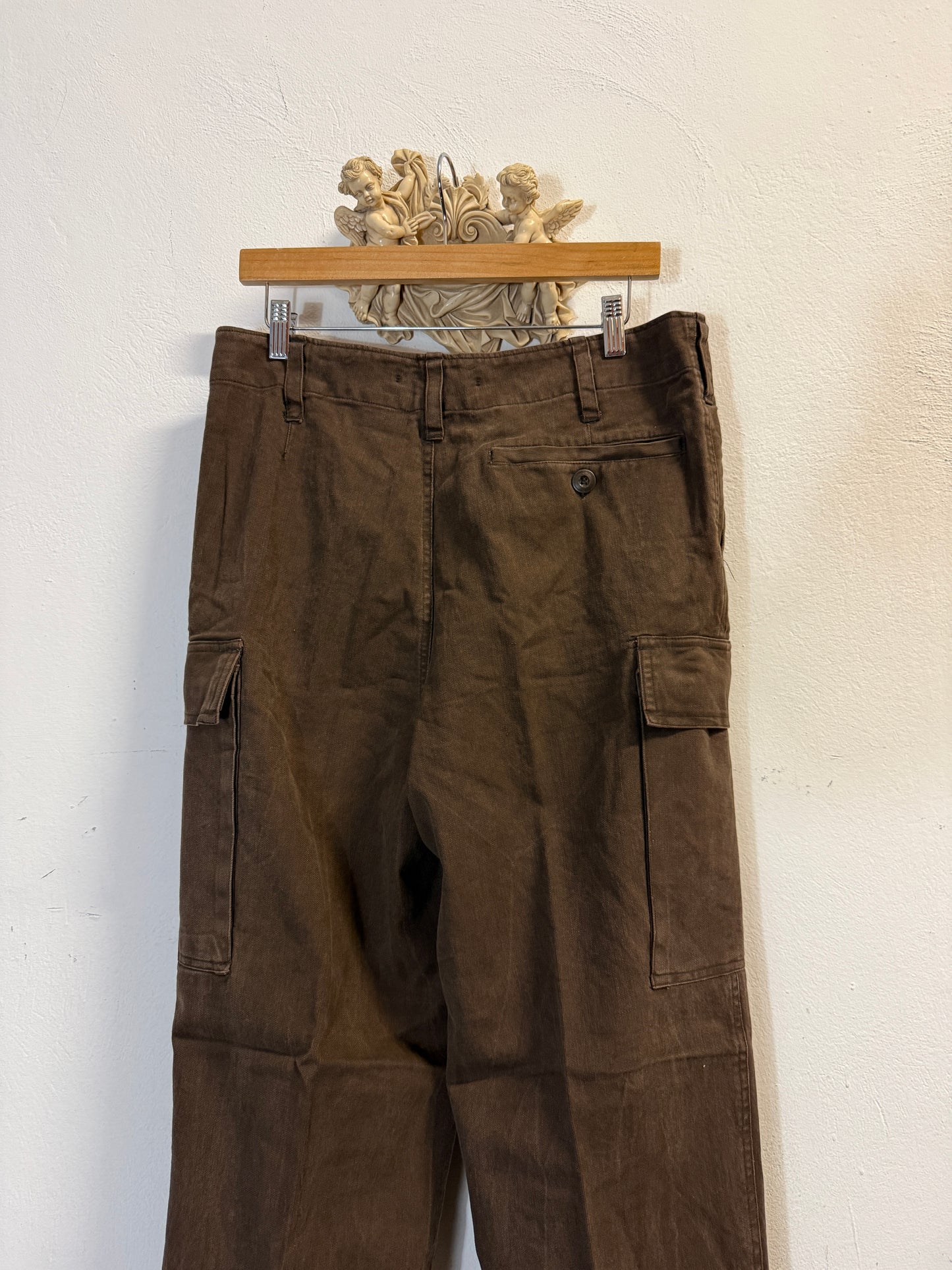 Vintage 80’s German Army Moleskin Cargo Pants “W33”