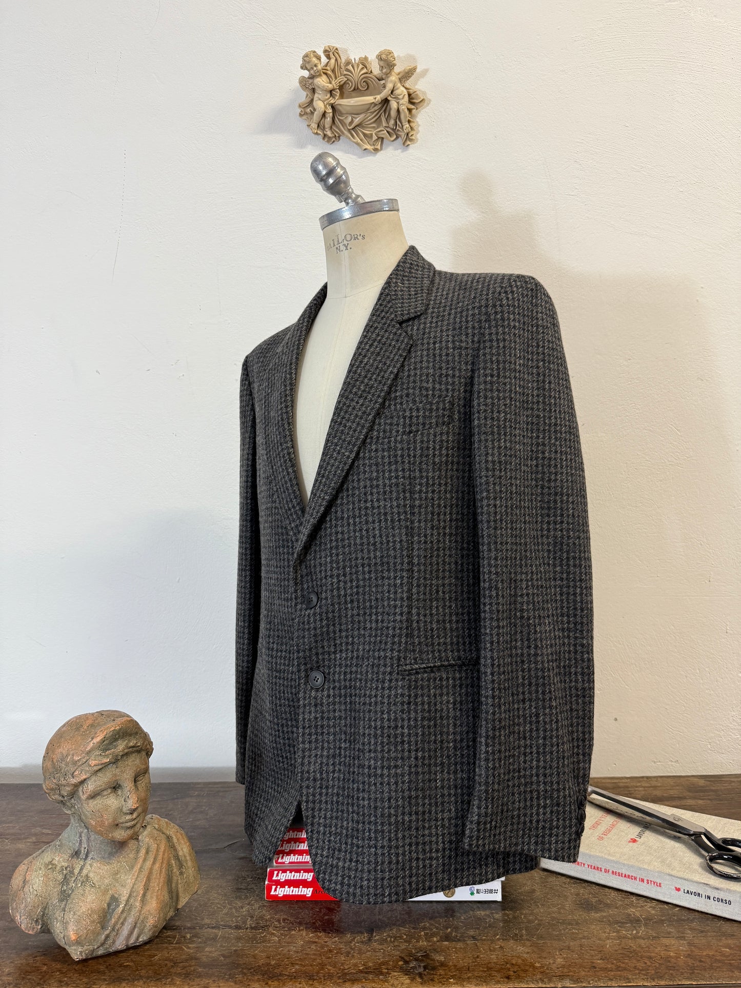 Vintage Blazer Pied de Poule “L”