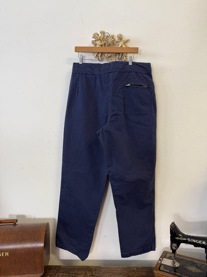 Vintage 80’s Italian Navy Pants “W35”