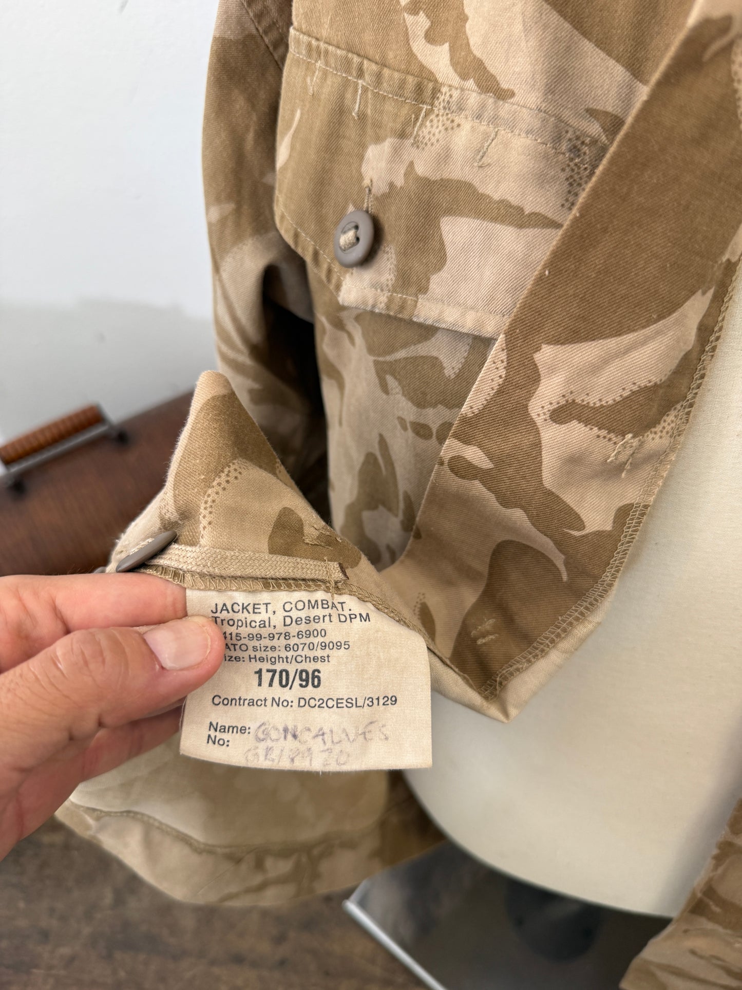 Vintage British Army Dpm Jacket “M”