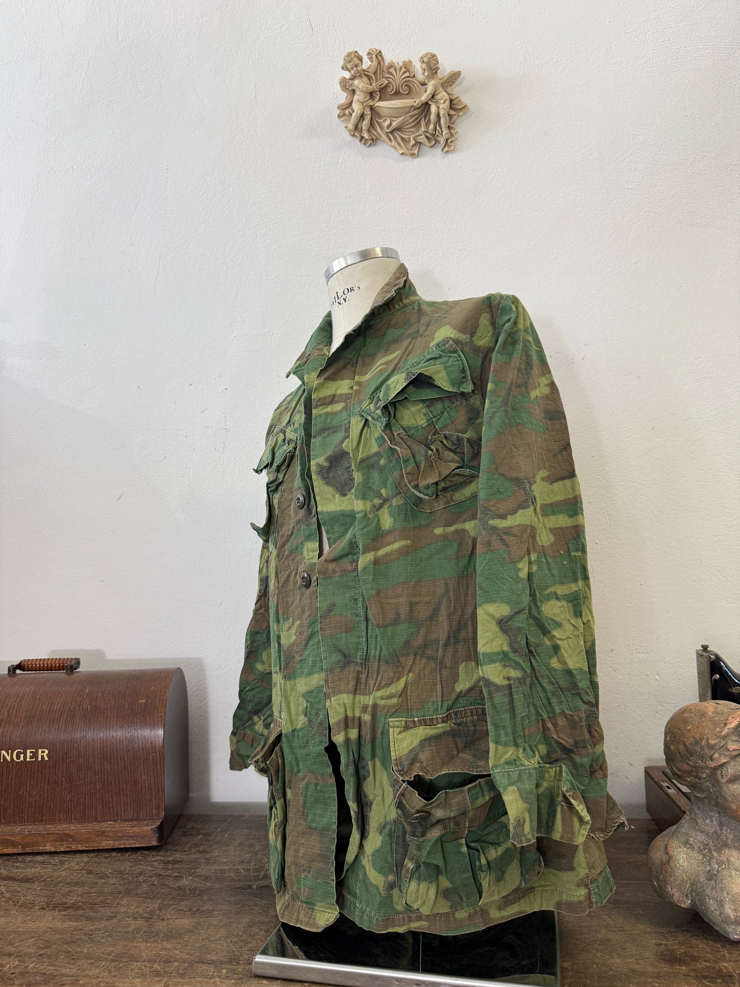 Vintage 60’s Ripstop Jungle Jacket ERDL Us Army “M”