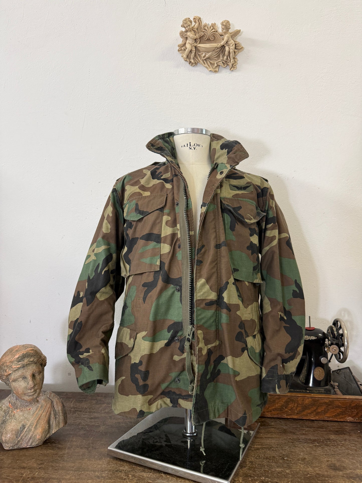 Vintage Woodland Field Jacket M65 Us Army “S”