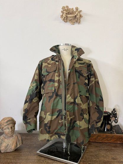 Vintage Woodland Field Jacket M65 Us Army “S”