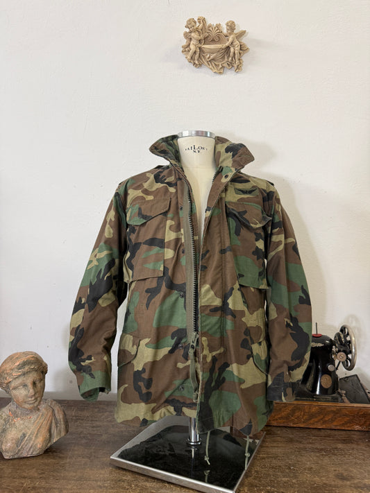 Vintage Woodland Field Jacket M65 Us Army “S”