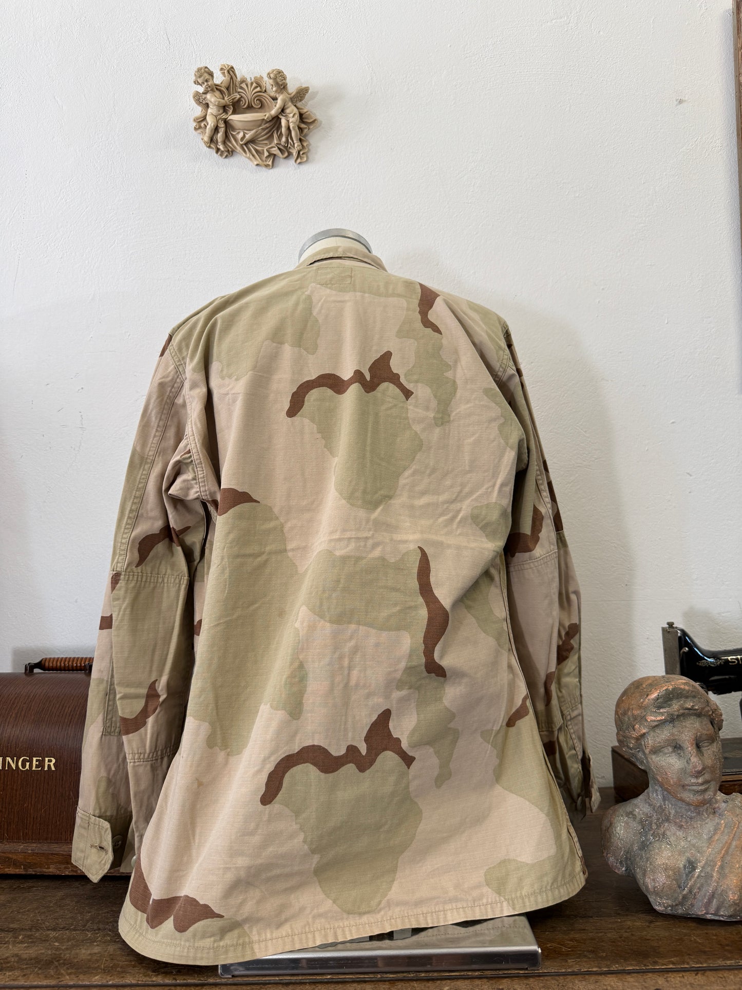 Vintage BDU Camo Jacket Ripstop US Army – L/XL