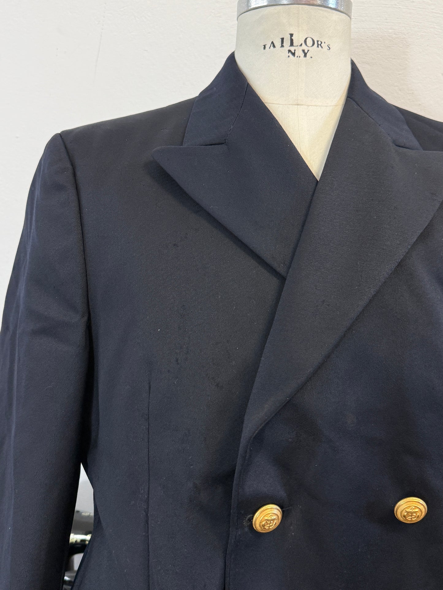 Vintage 00’s Italian Navy Double Breasted Jacket “L/XL”