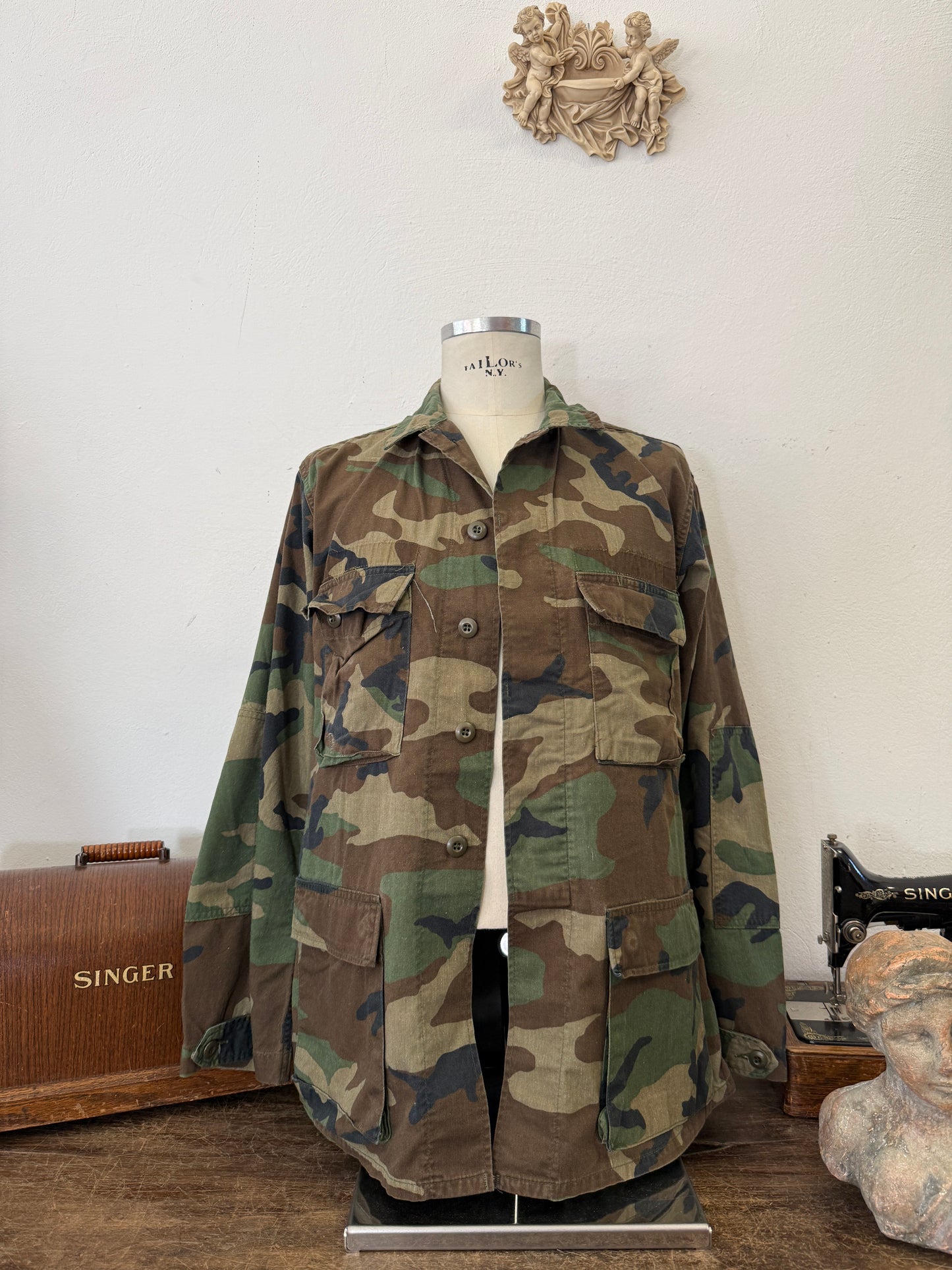 Vintage Ripstop Woodland Us Army Jacket “L/XL”