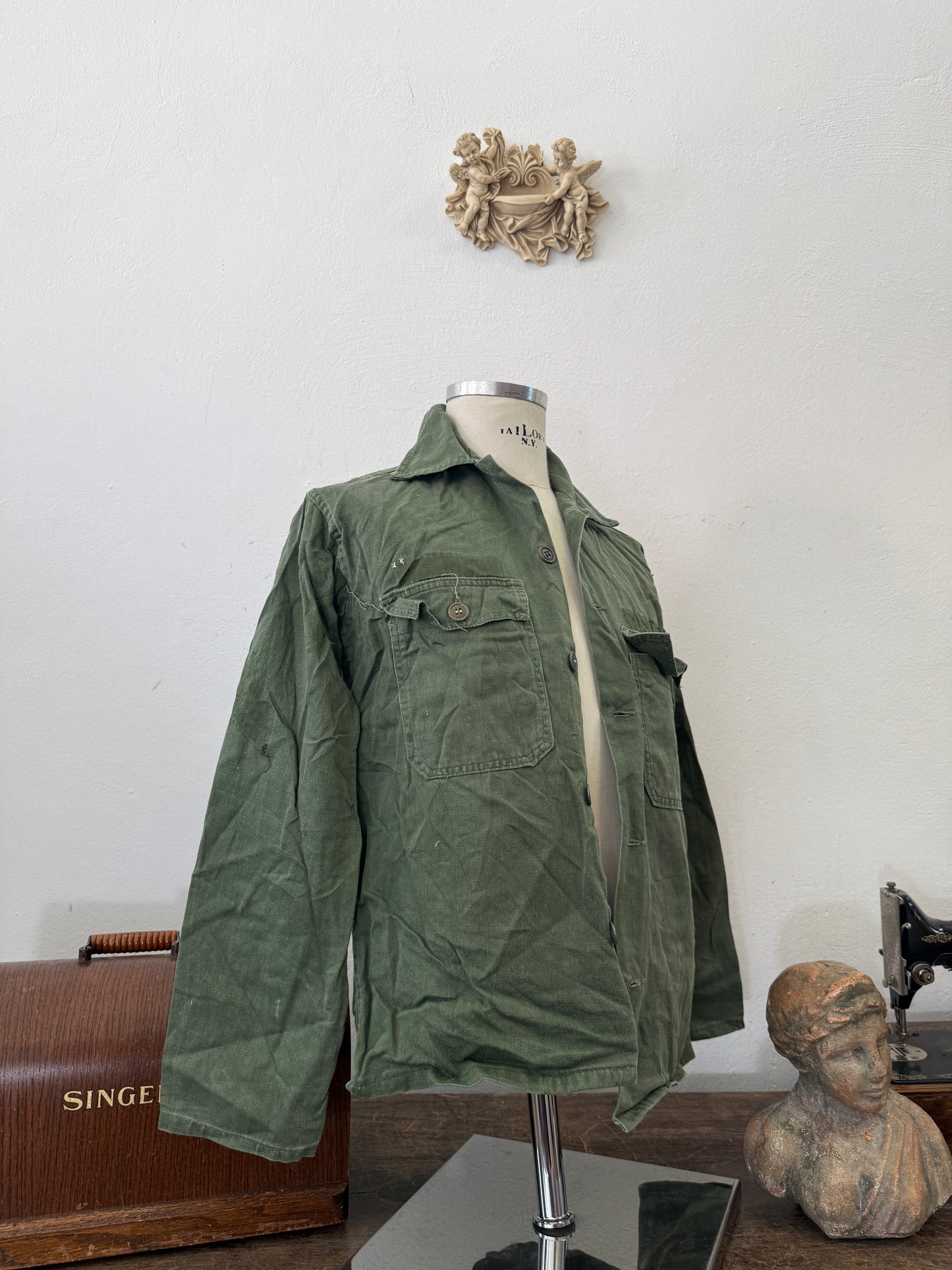 Vintage Og 107 Us Army Shirt “S”