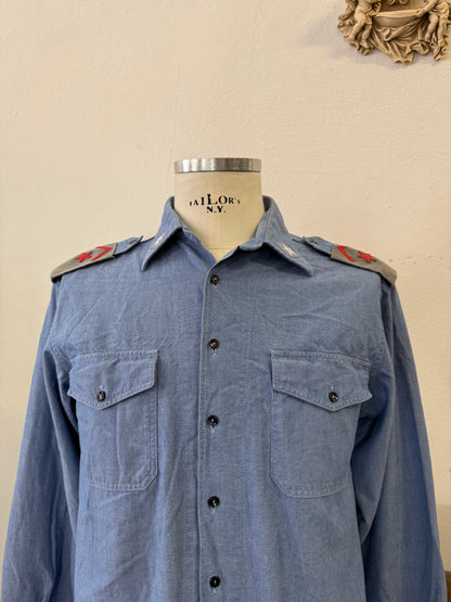 Vintage 90’s Italian Navy Shirt “M”