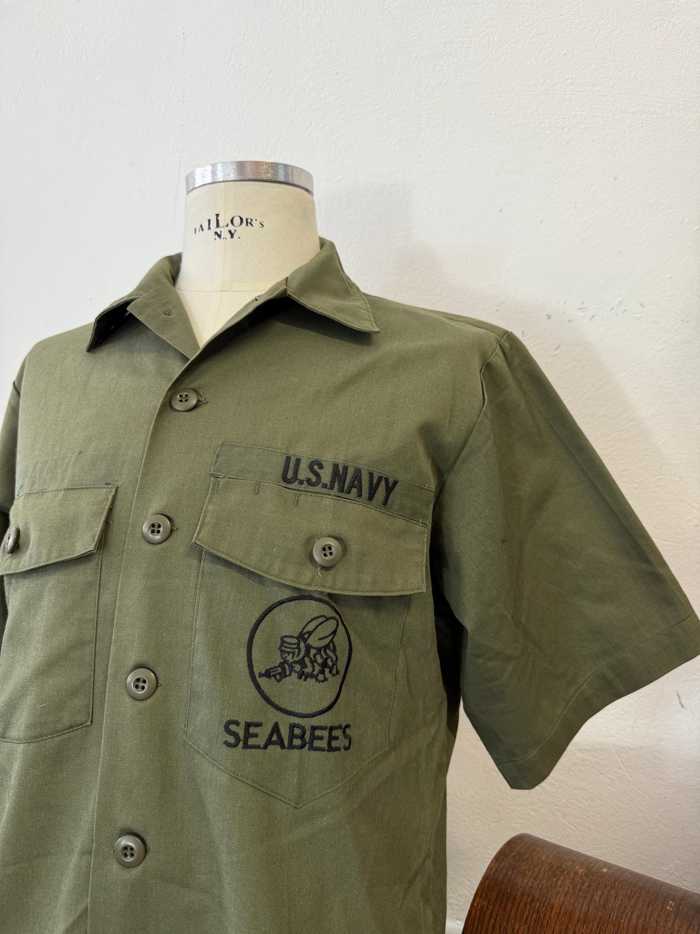 Vintage Og 507 U.S. Navy - SEABEES “L/XL”