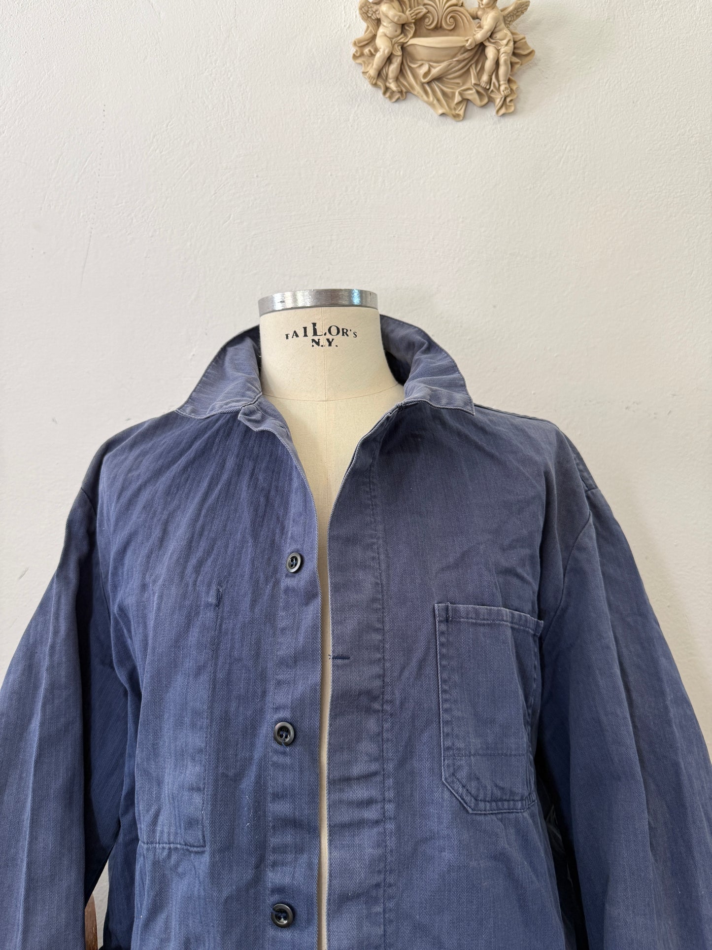 Vintage 90’s German Army Work Jacket HBT “L”