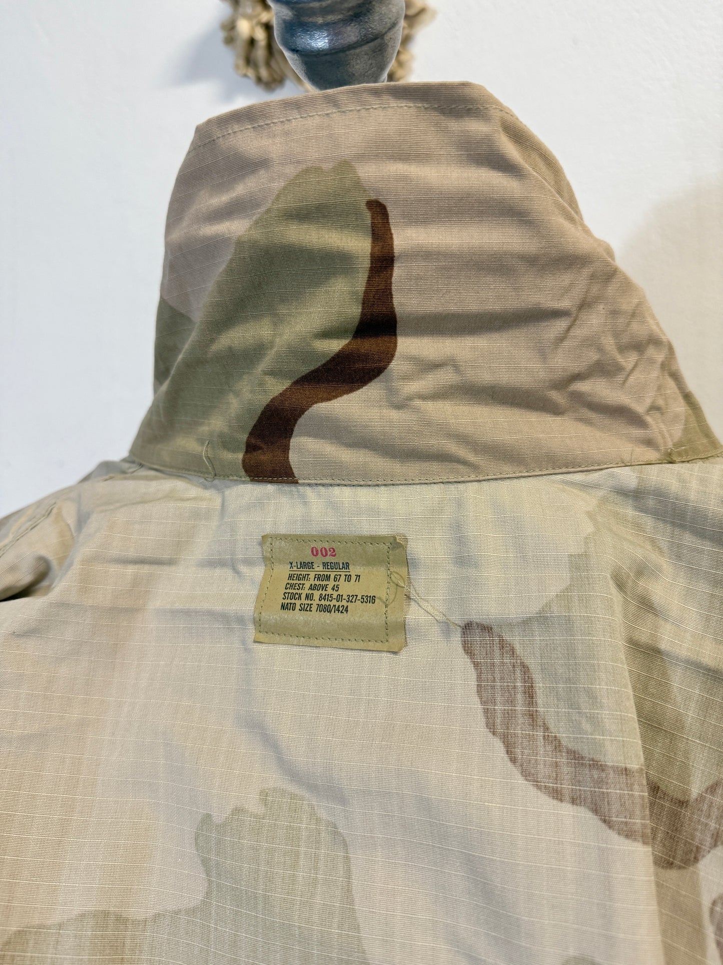 Deadstock BDU Camo Jacket Rip Stop US Army –  “XXL”