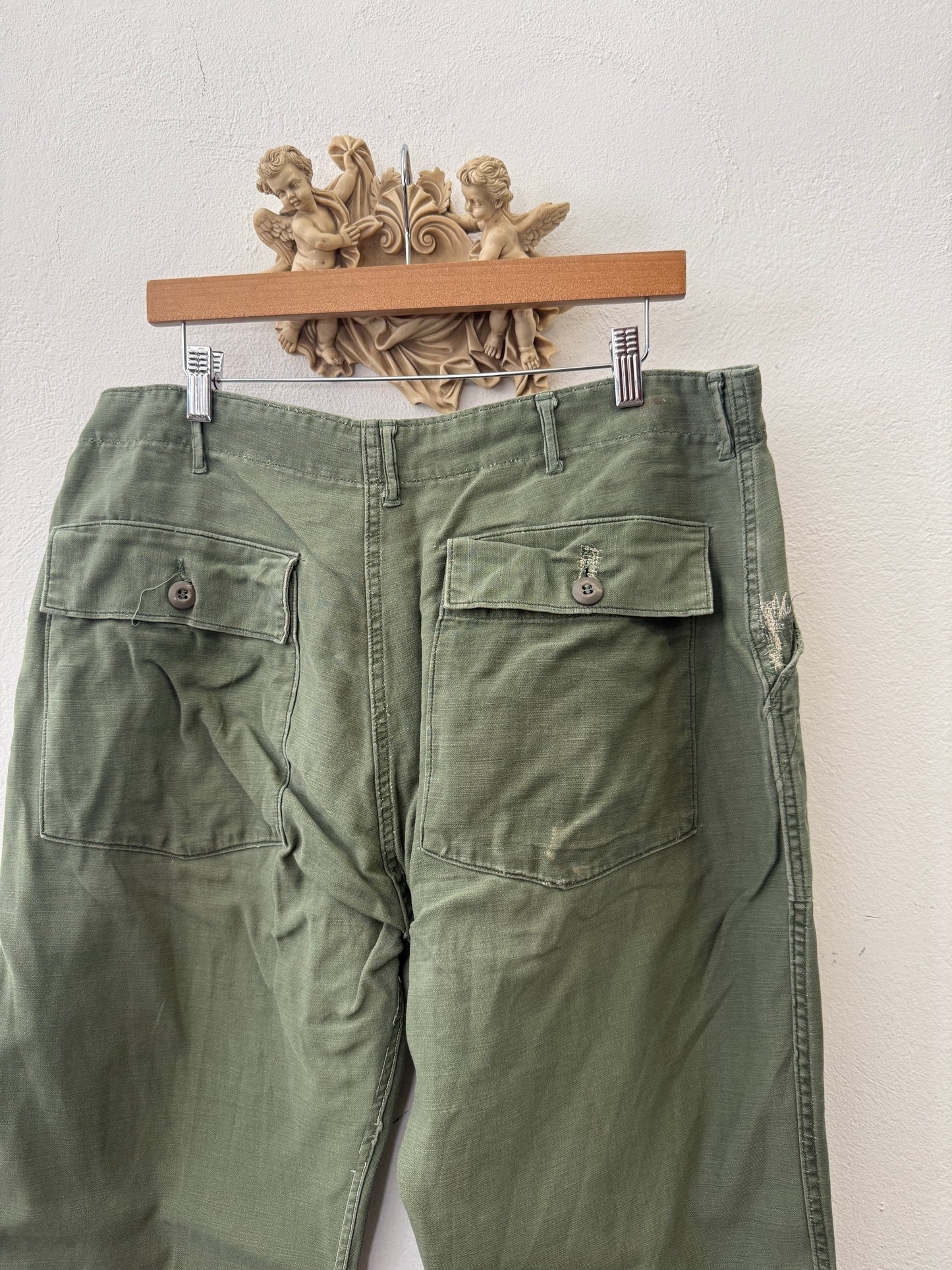 Vintage Og 107 Us Army Fatigue Pants “W35”