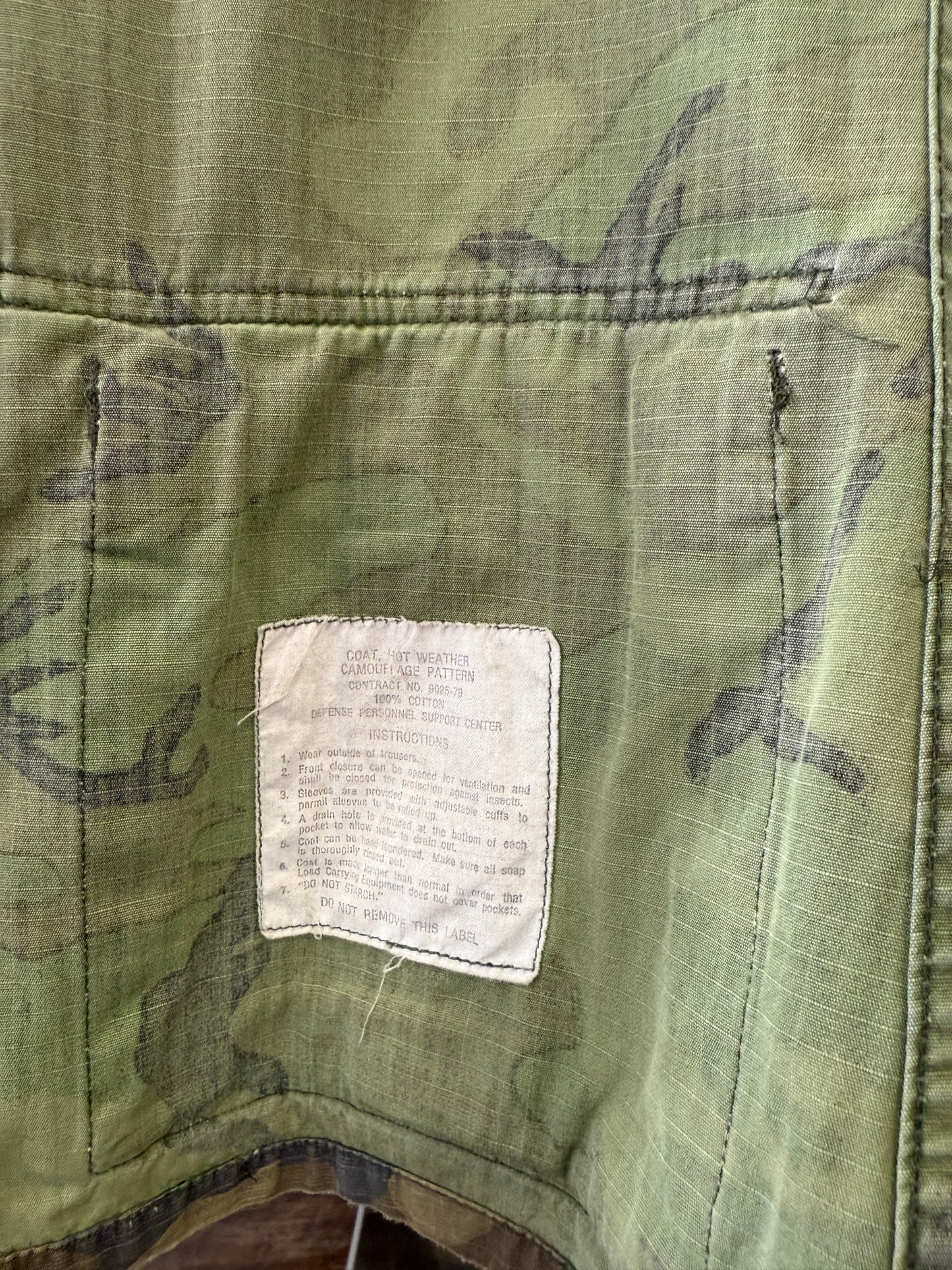 Vintage BDU Camo Jacket Ripstop “S”