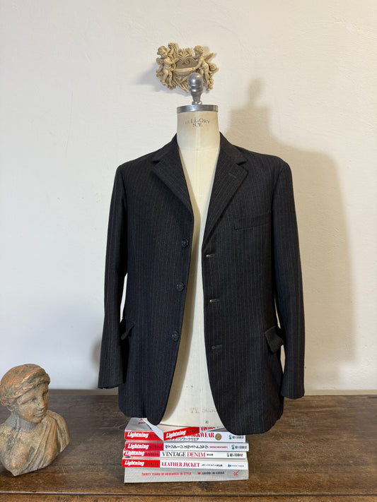 Vintage Grey Pinstripe Jacket “S/M”