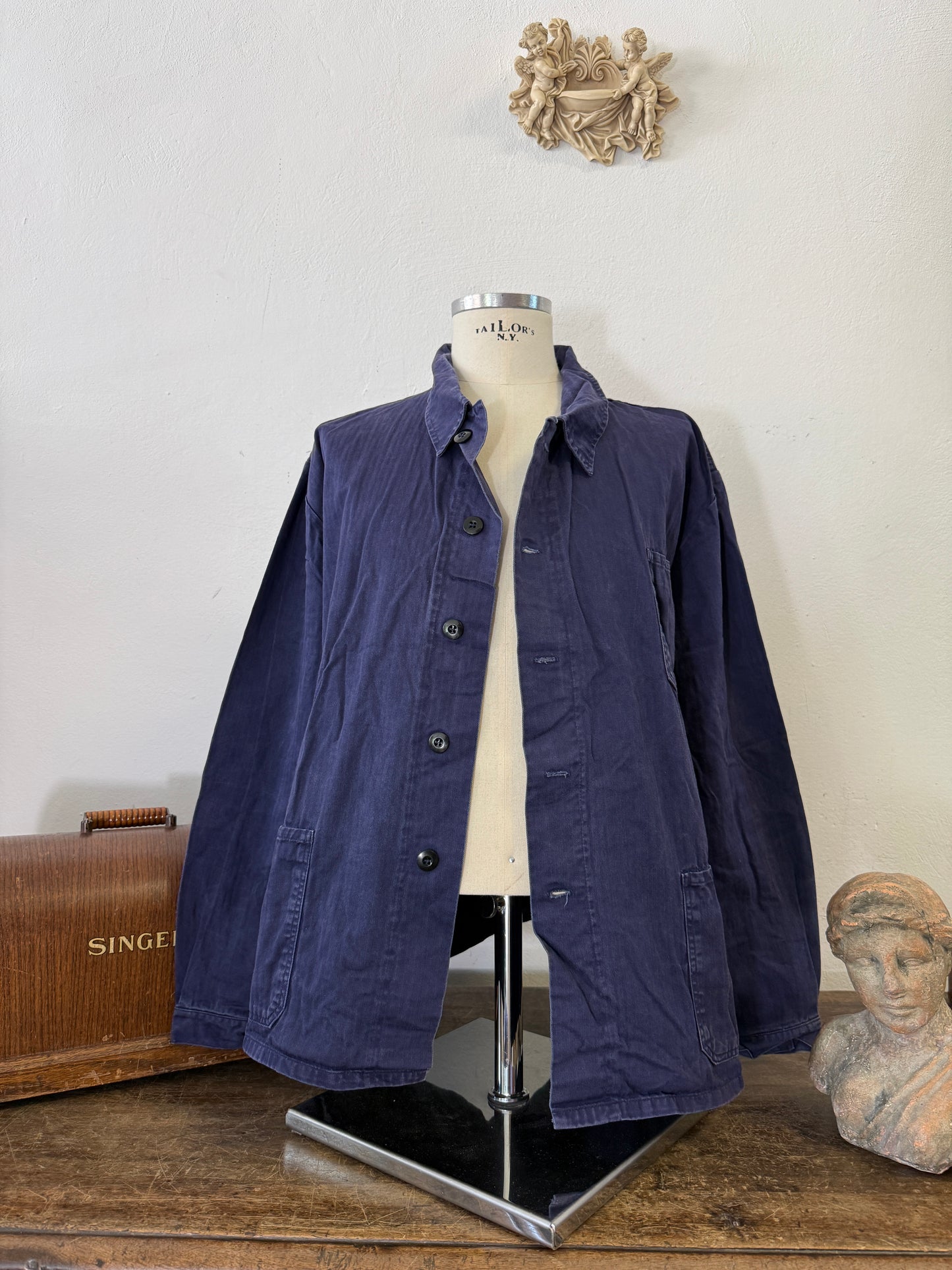 Vintage 90’s German Army Work Jacket HBT “XL”