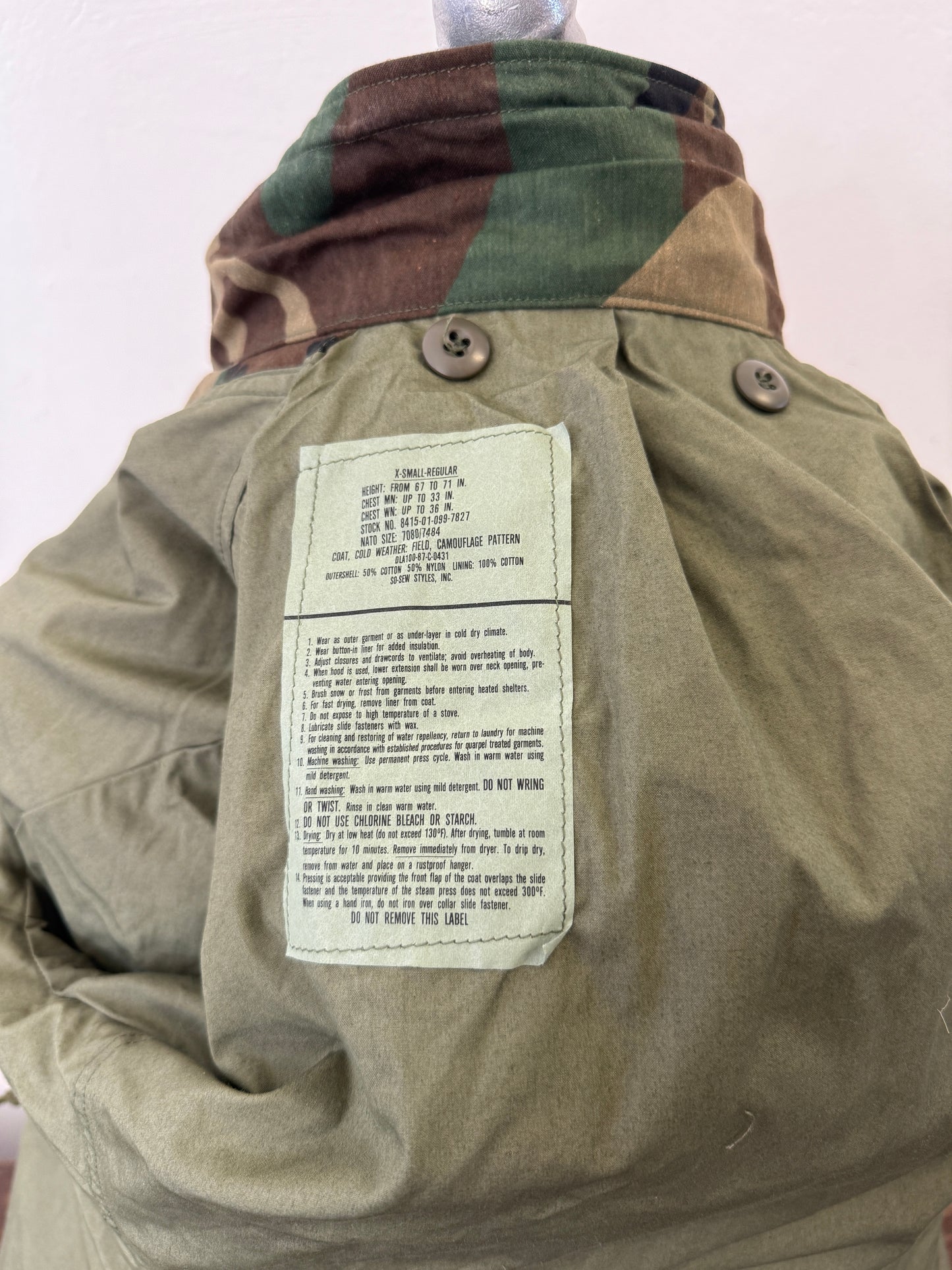 Vintage Woodland Field Jacket M65 Us Army “XS”