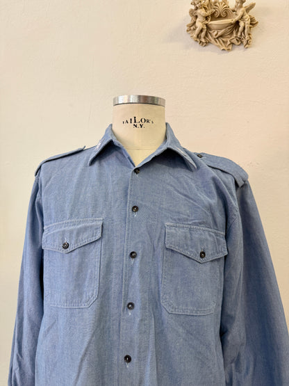 Vintage 90’s Italian Navy Shirt “L”