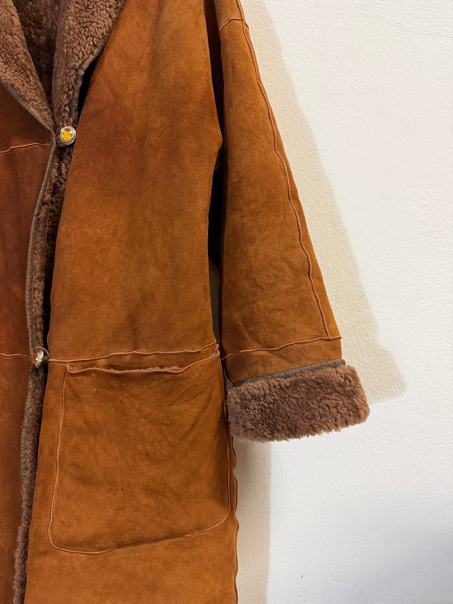 Vintage 80’s Woman Shearling Jacket “L”