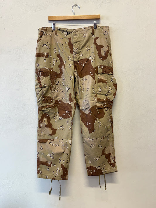 Vintage Desert Chocolate Cargo Pants Us Army “W38”