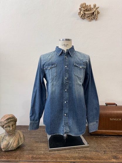 Western “Jeckerson” Denim Shirt - S, M, L