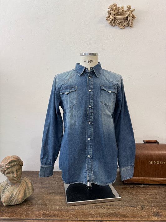 Western “Jeckerson” Denim Shirt - S, M, L