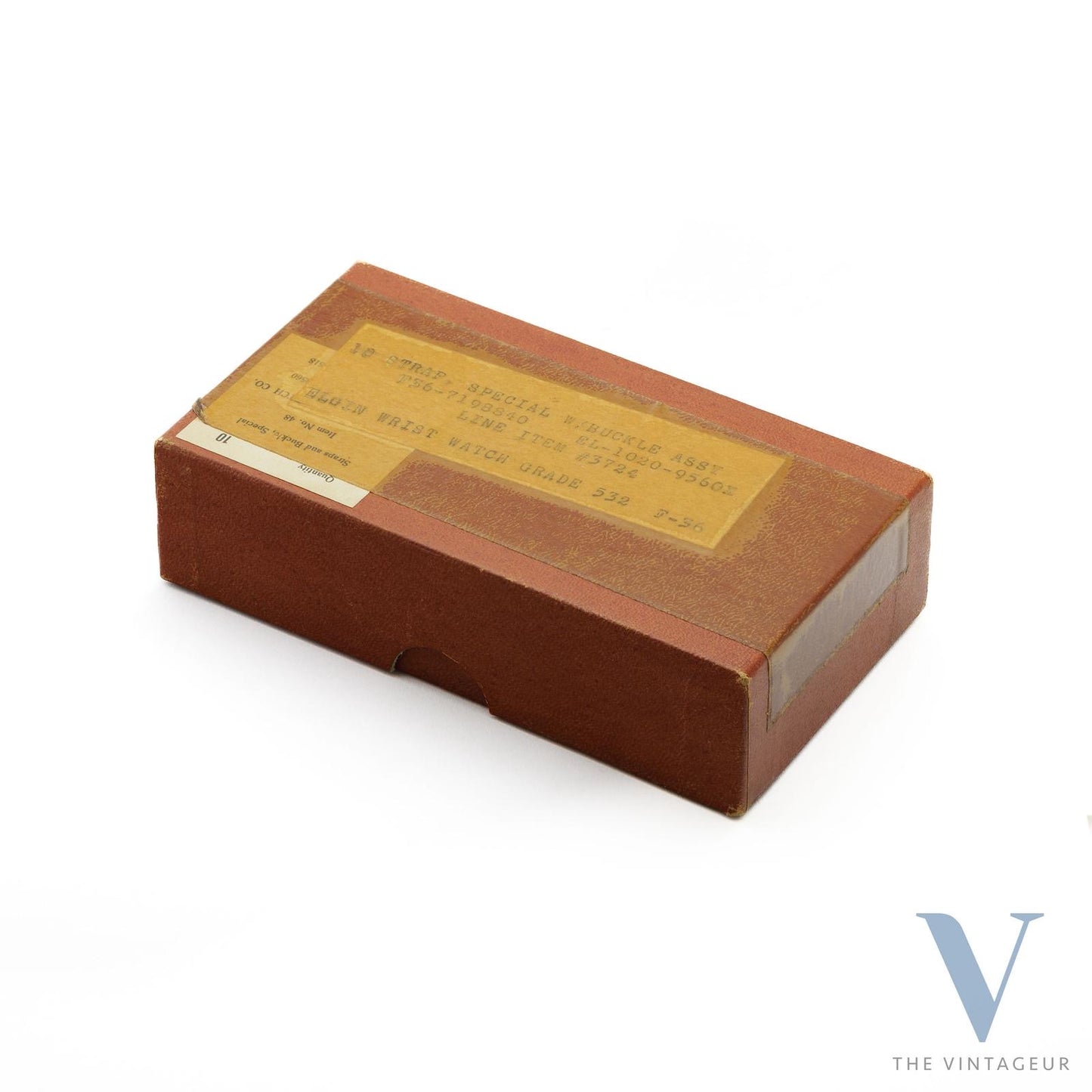 Vintage Elgin Wrist Watch Strap w/ Buckle Grade 532 F-36 – NOS da Scatola Originale