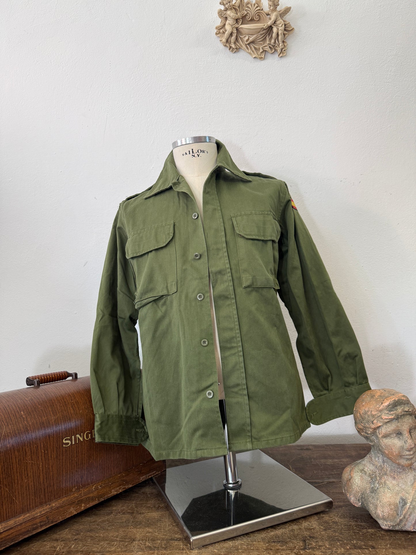 Vintage Spanish Army Shirt “S”