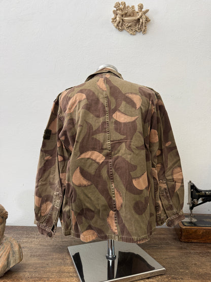 Vintage Distressed Hungarian Army Camo Jacket “M”