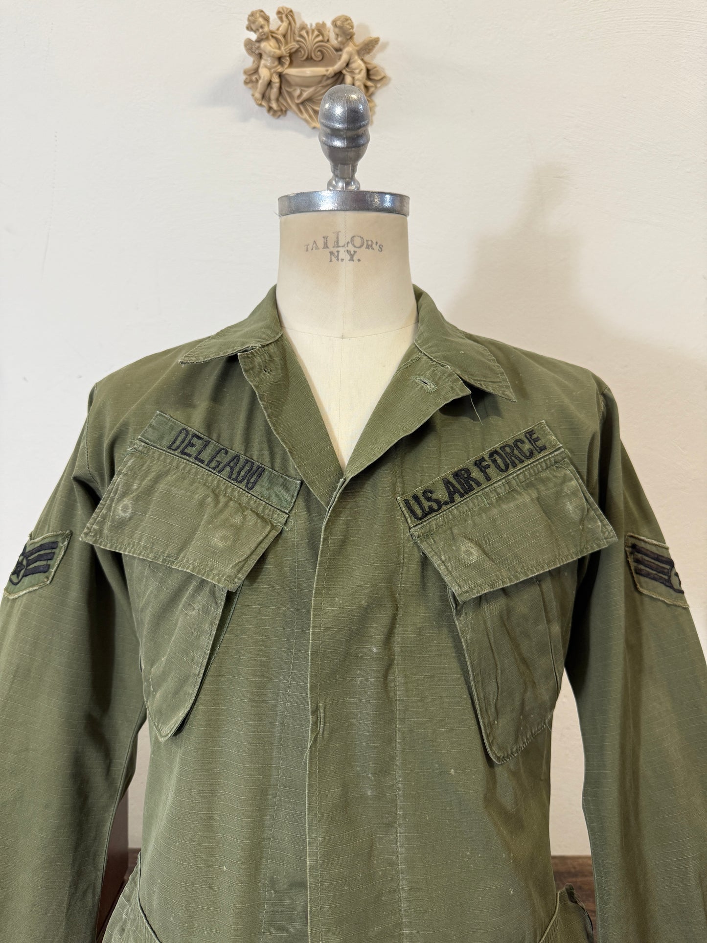 Vintage Rip Stop Jungle Jacket U.S. AIR FORCE “S”