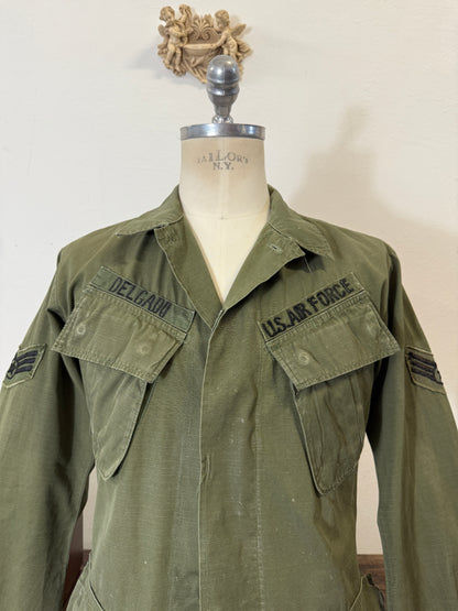 Vintage Rip Stop Jungle Jacket U.S. AIR FORCE “S”