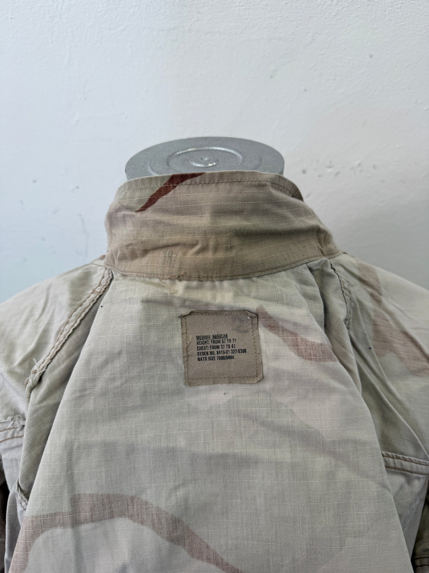 Vintage BDU Camo Jacket Ripstop US Army – L
